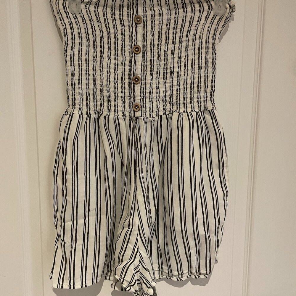 Striped romper